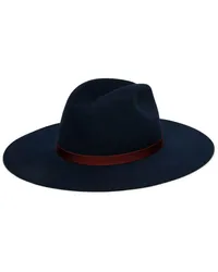 Bally Fedora mit Logo-Stickerei Blau