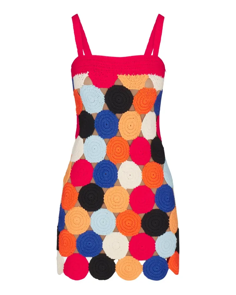 Simon Miller Beep Beep crochet-knit mini dress - Rot Rot