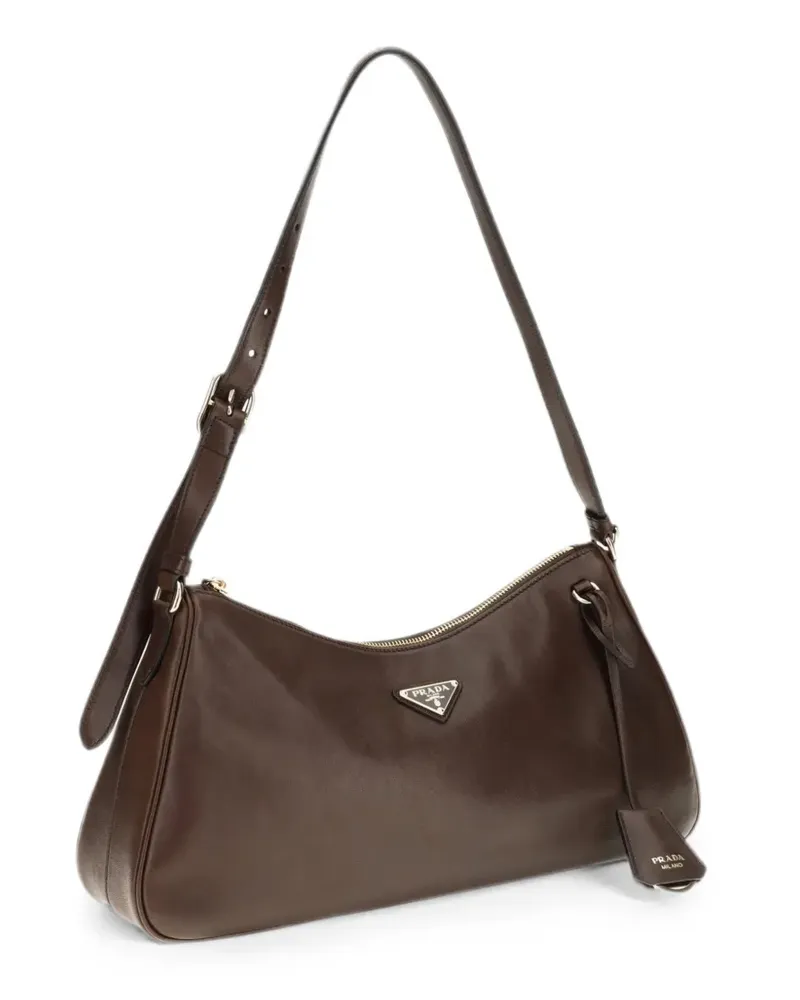 Prada Mittelgroßer Shopper aus Nappaleder - Braun Braun