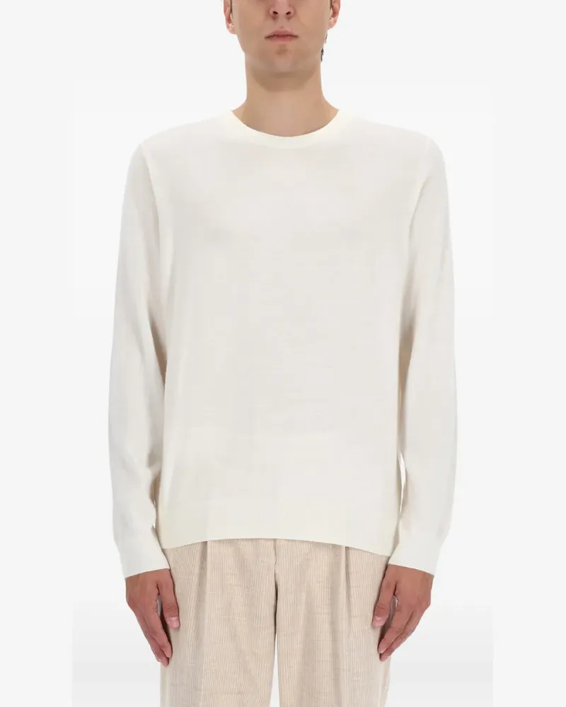 HUGO BOSS T-Shirt mit rundem Ausschnitt - Weiß Weiß