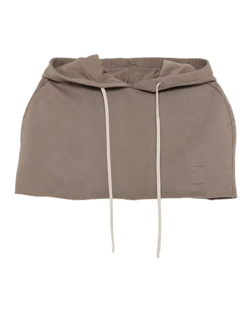 DRKSHDW by Rick Owens Hood cape - Nude Nude