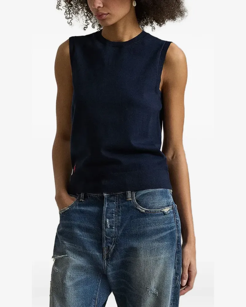 Ralph Lauren Pullunder mit Logo-Stickerei - Blau Blau