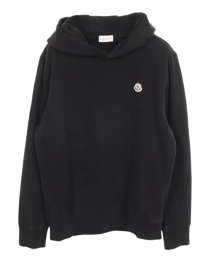 Moncler 2010s Hoodie mit Logo-Patch - Schwarz Schwarz