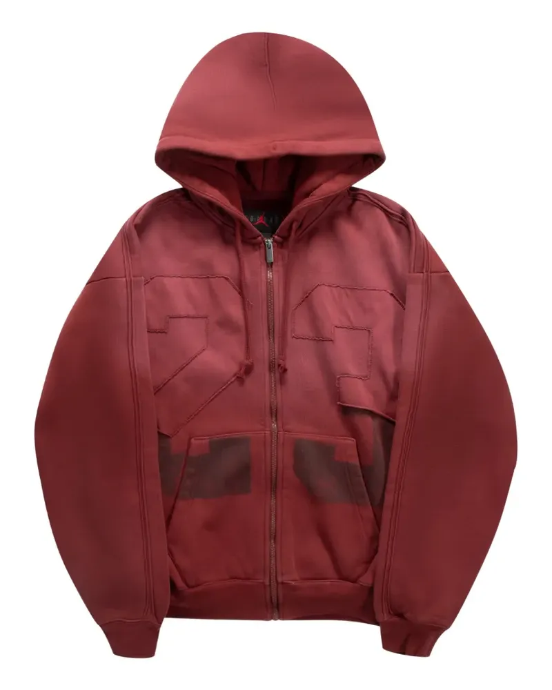 Jordan Kapuzenjacke mit Logo-Patch - Rot Rot