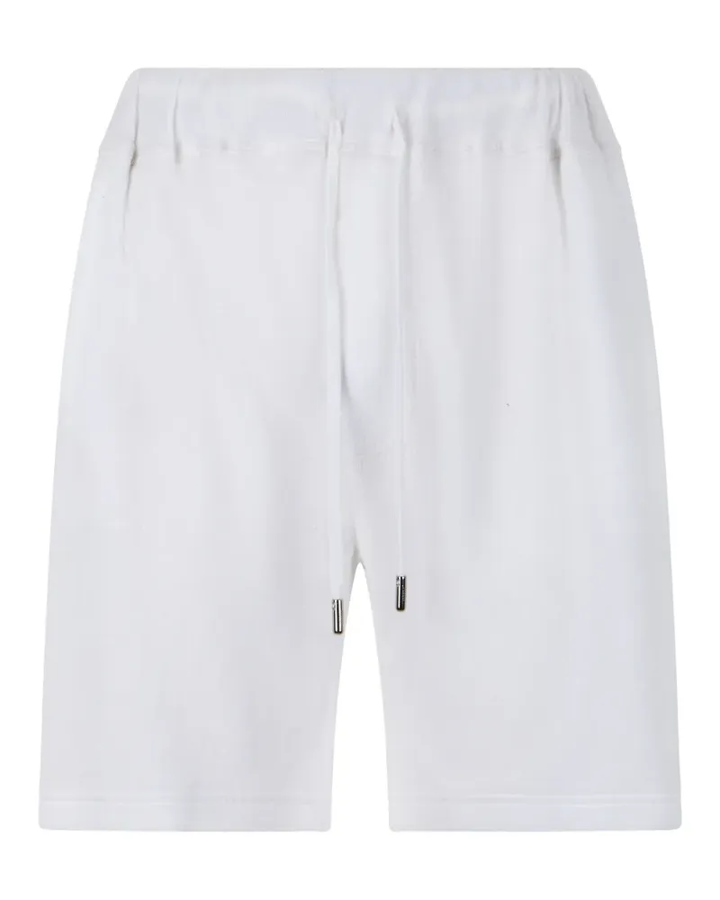 Fedeli drawstring-waist cotton shorts - Weiß Weiß