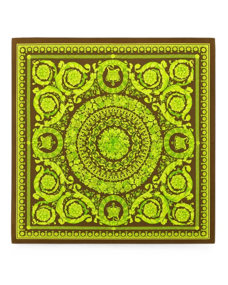 Versace Barocco silk scarf - Grün Grün