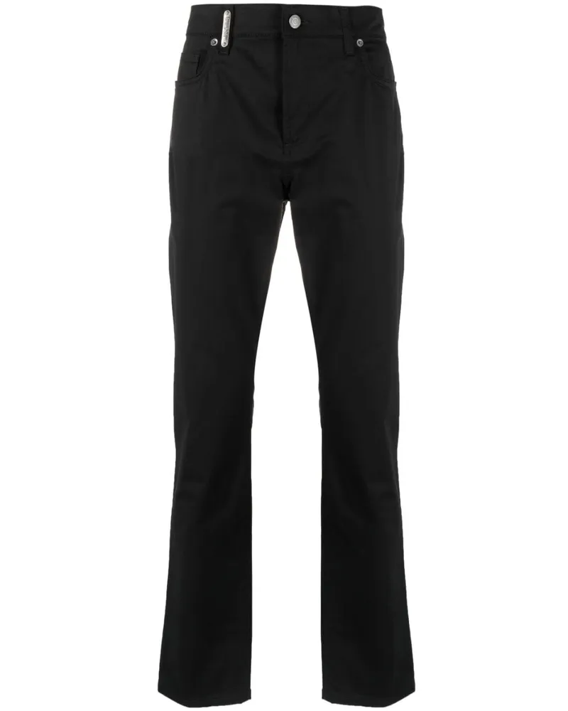 Moschino Halbhohe Straight-Leg-Hose Black