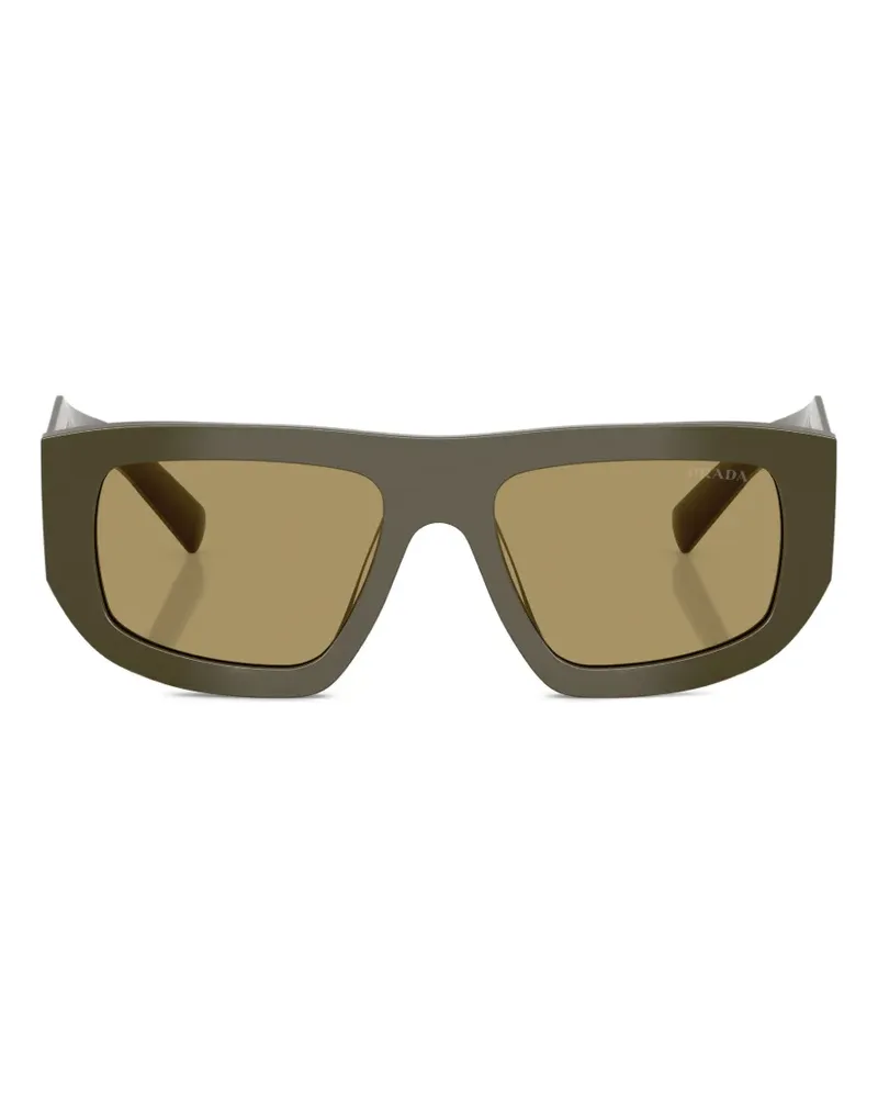 Prada geometric-frame sunglasses - Grün Grün