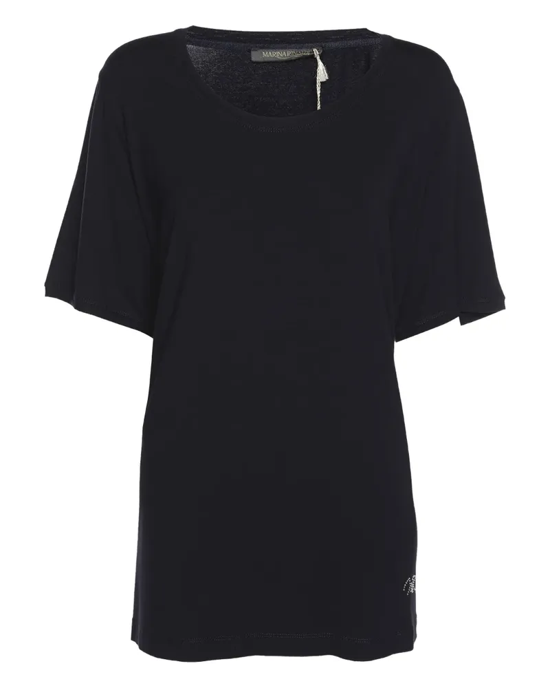 Marina Rinaldi T-Shirt aus Jersey - Blau Blau