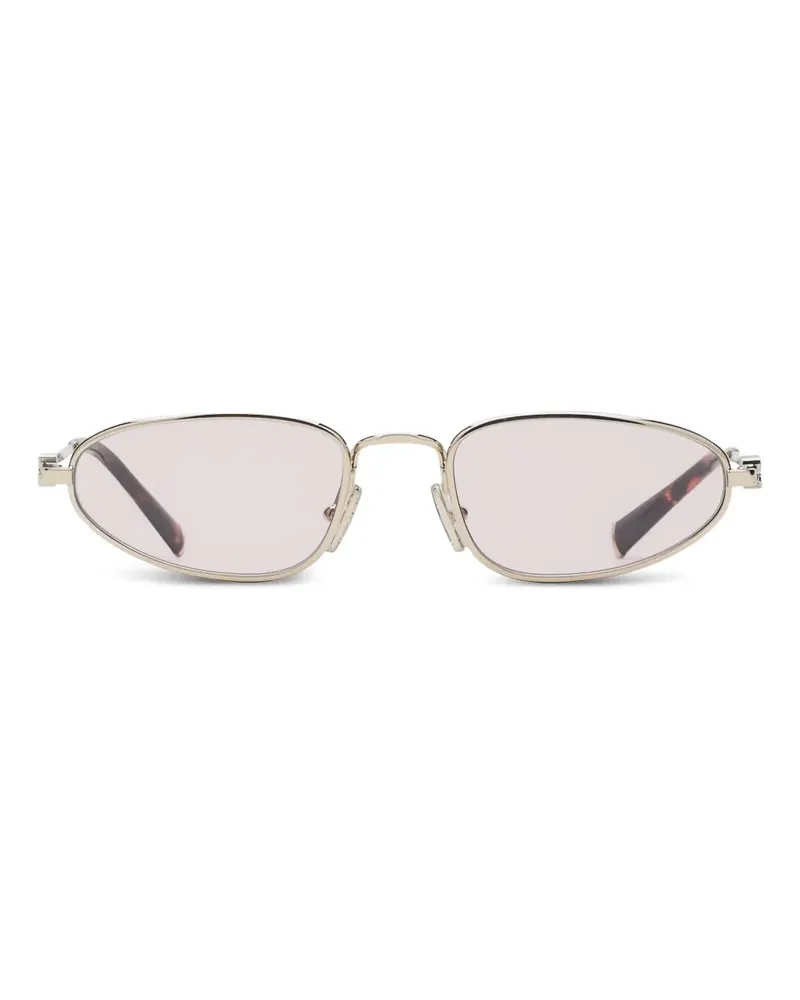Miu Miu Sonnenbrille mit ovalem Gestell - Rosa Rosa