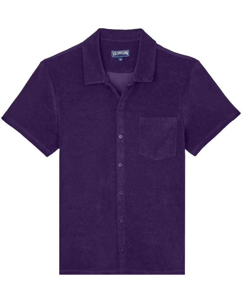 Vilebrequin Hemd aus Frottee - Blau Blau