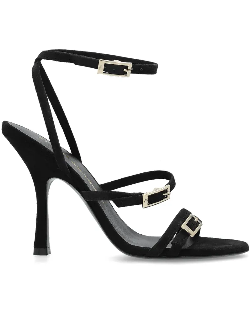 Stuart Weitzman Georgie Sandalen 100mm - Schwarz Schwarz