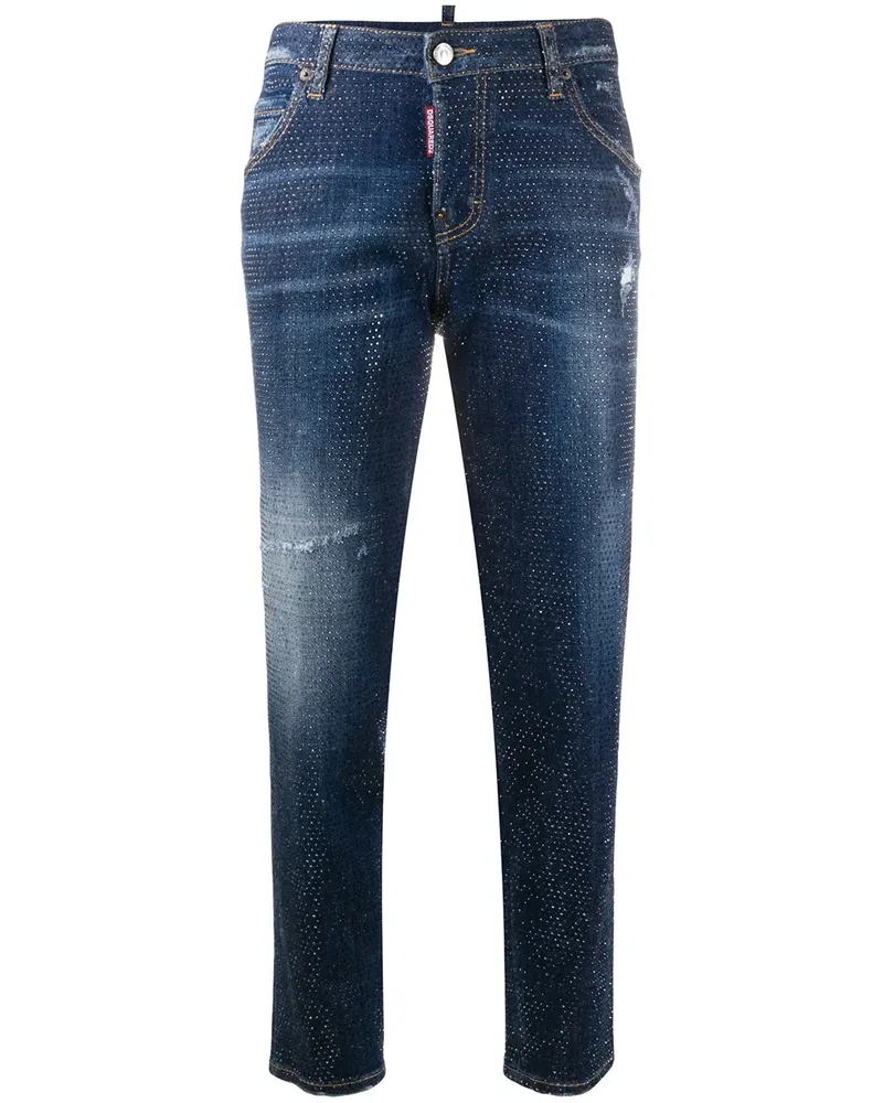 Dsquared2 Schmale Skinny-Jeans - Blau Blau