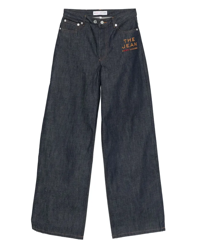 A.P.C. Jeans mit Logo-Stickerei - Blau Blau