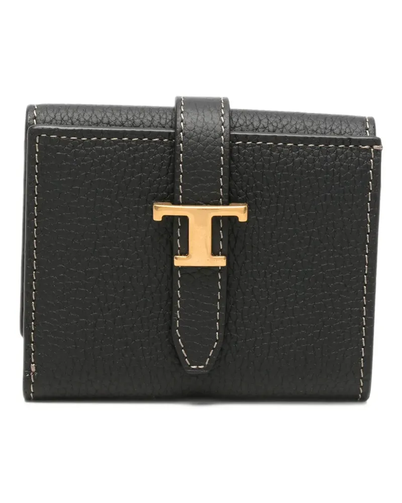 TOD'S T Timeless Portemonnaie - Schwarz Schwarz