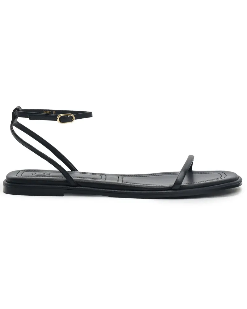 12 STOREEZ Sandalen mit Schnallenverschluss - Schwarz Schwarz