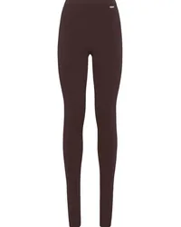 Ferragamo Leggings mit Logo-Schild Braun