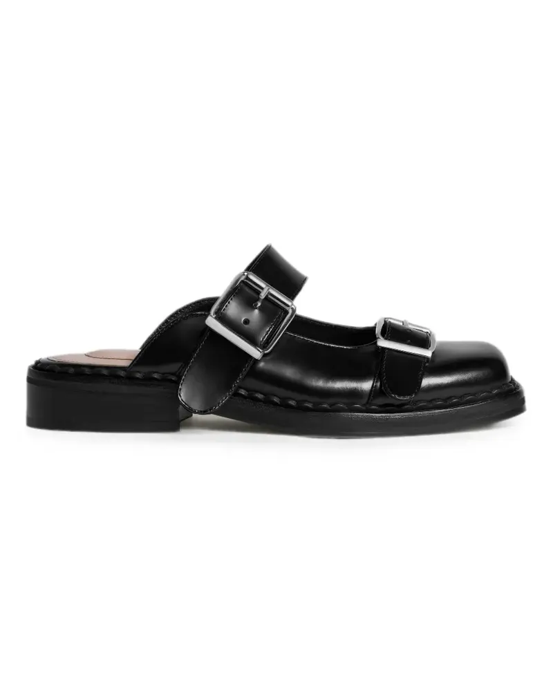 Simone Rocha Mary Jane buckle mules - Schwarz Schwarz