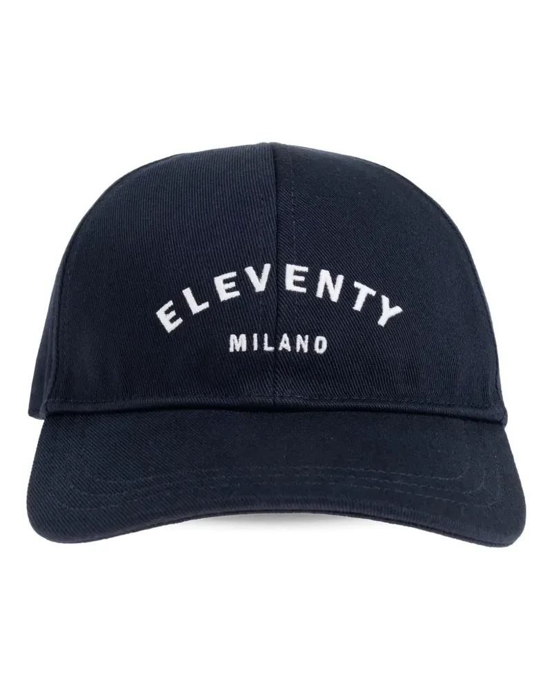 Eleventy embroidered baseball cap - Blau Blau