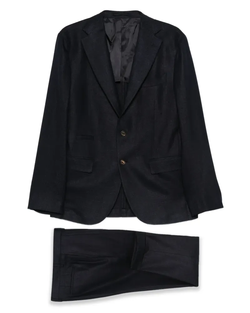 Eleventy Einreihiger Anzug - Blau Blau