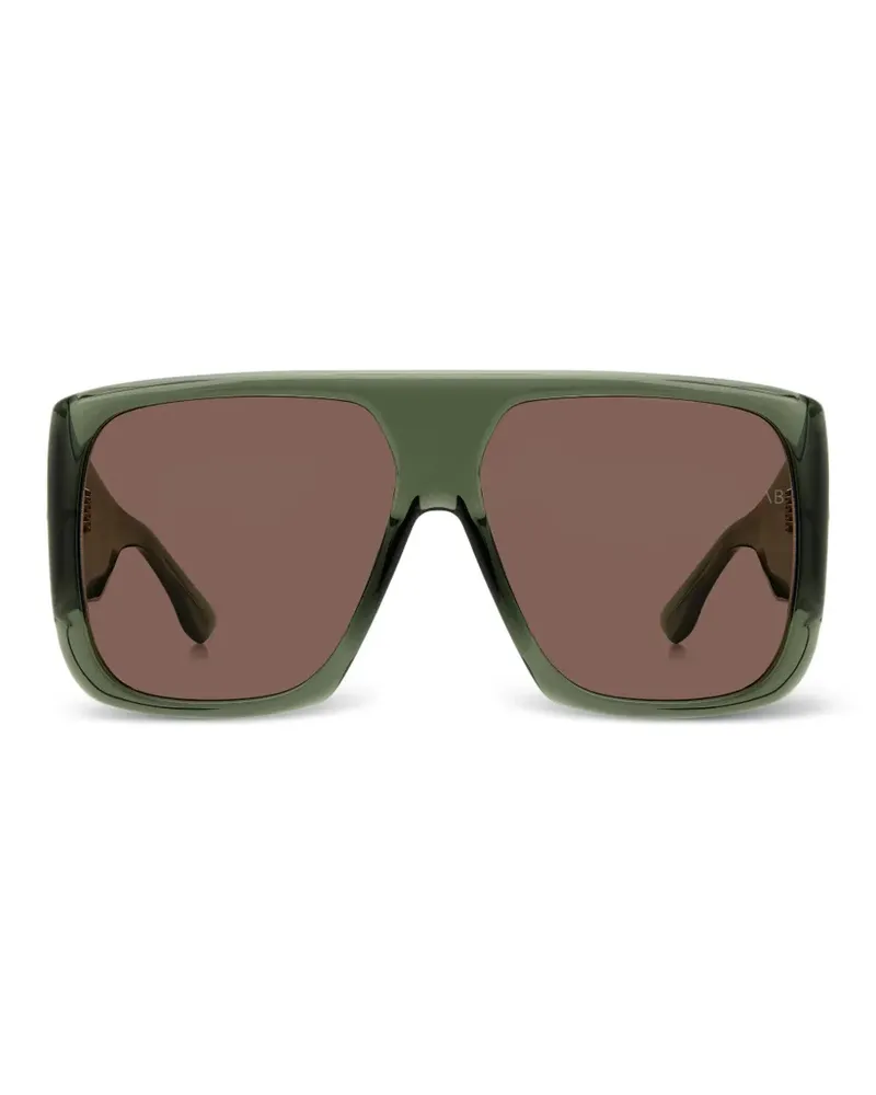 Victoria Beckham oversized square-frame sunglasses - Grün Grün