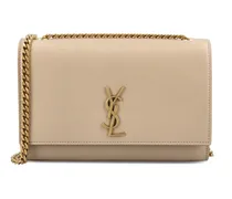 Kleine neue KATE Tasche aus Puderleder - Nude