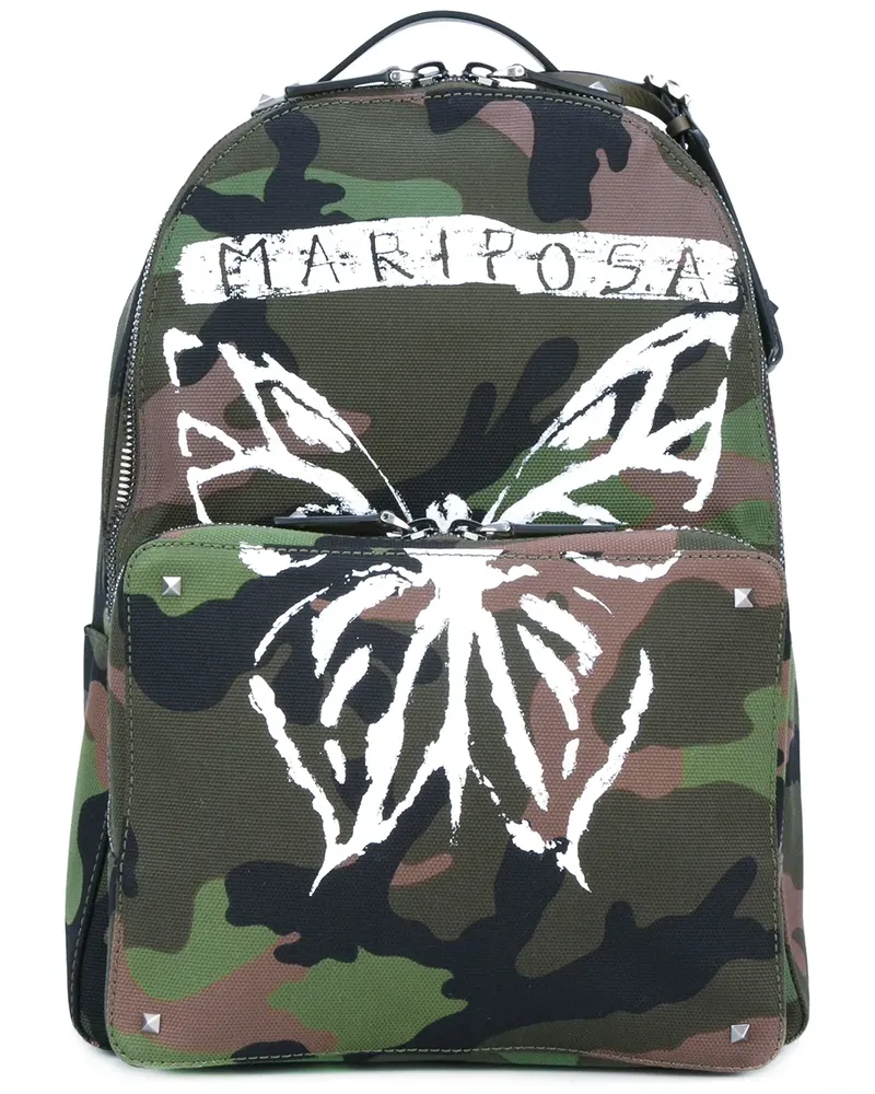 Valentino Garavani Rockstud' Rucksack - Grün Grün