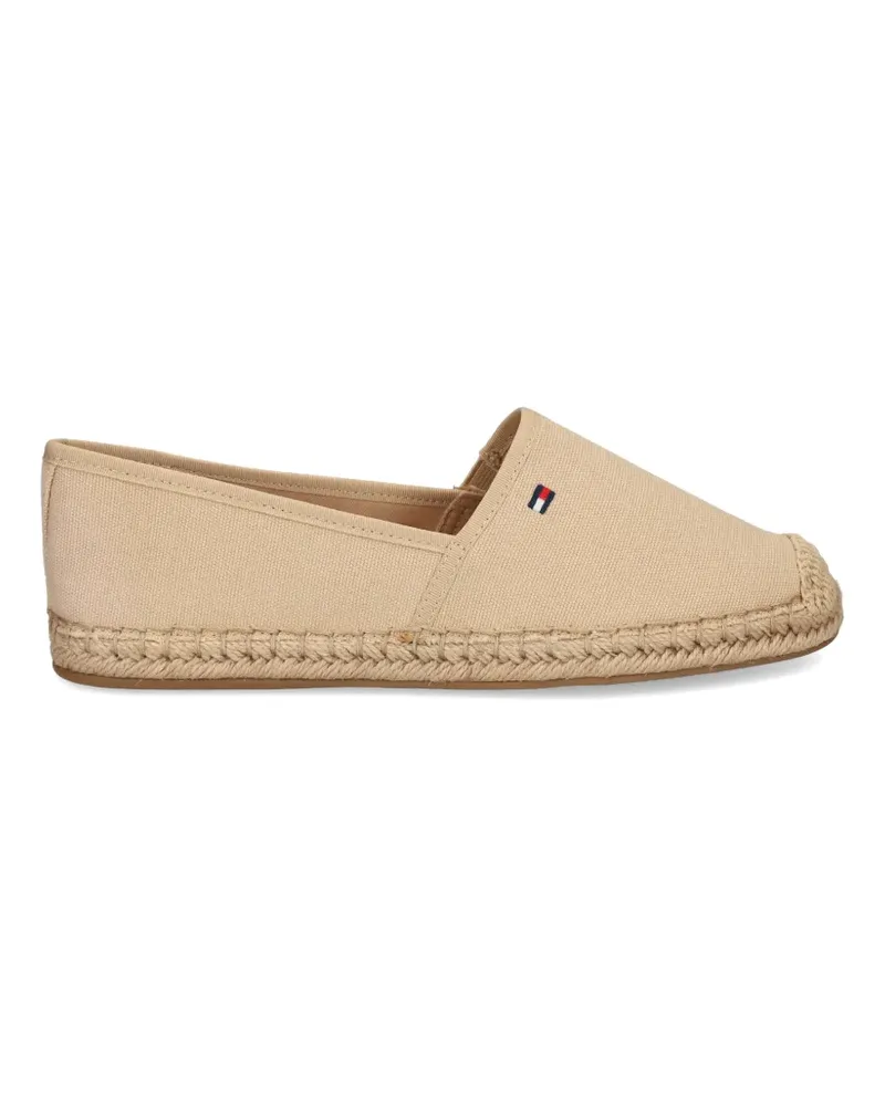 Tommy Hilfiger Espadrilles mit gewebtem Saum - Nude Nude