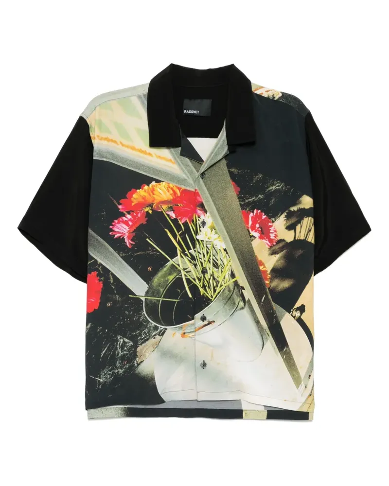PACCBET RASSVET La Melancolia Shadow Hemd - Schwarz Schwarz