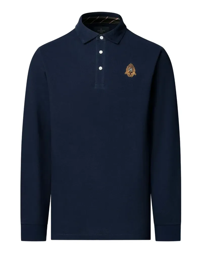 Hackett Heritage Crest Poloshirt - Blau Blau