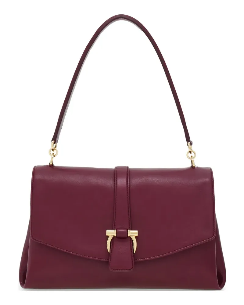 Ferragamo Schultertasche mit Klappe - Rot Rot