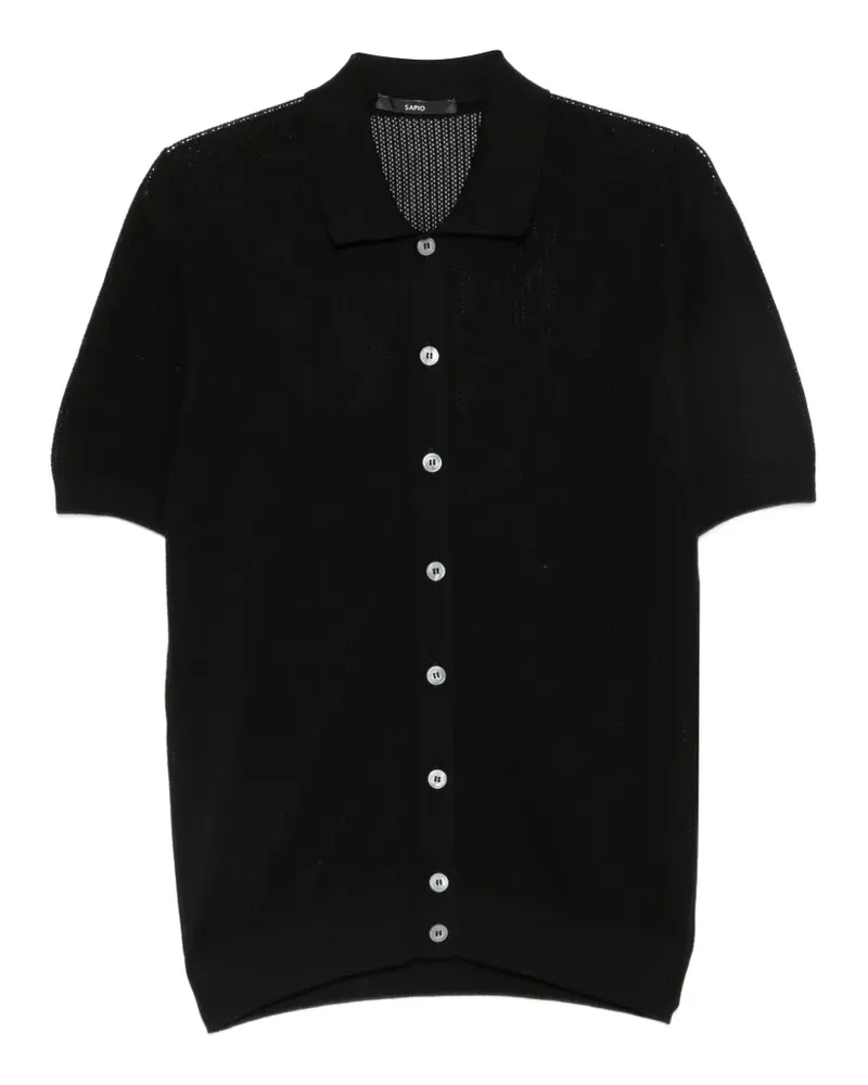 Sapio short-sleeve shirt - Schwarz Schwarz