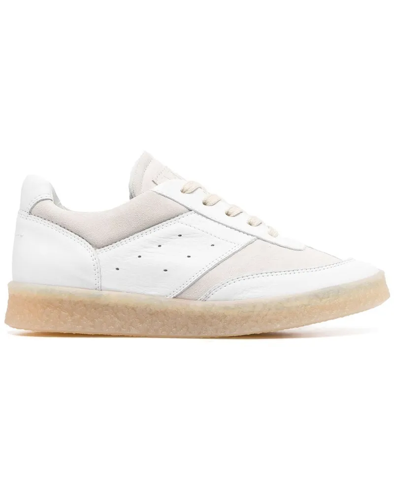 Maison Margiela Sneakers mit Kontrasteinsätzen - Weiß Weiß