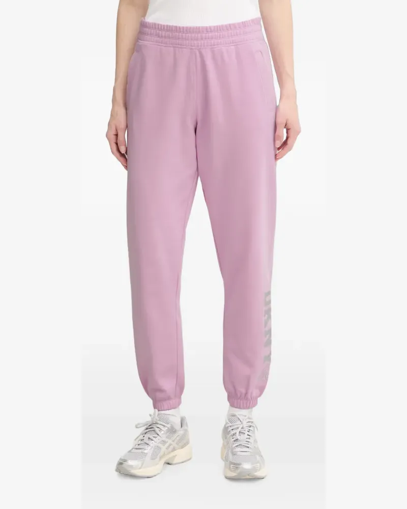 DKNY logo-detail track pants - Rosa Rosa