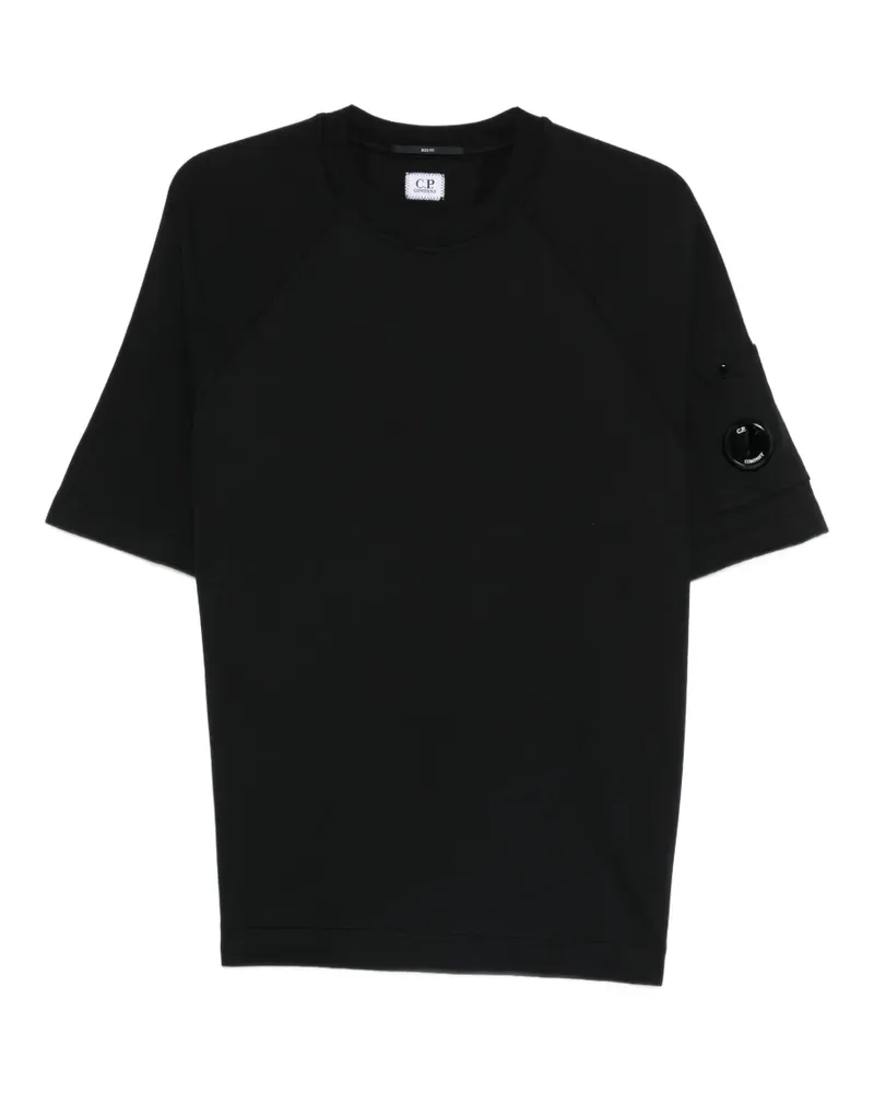 C.P. Company logo-patch pocket T-shirt - Schwarz Schwarz
