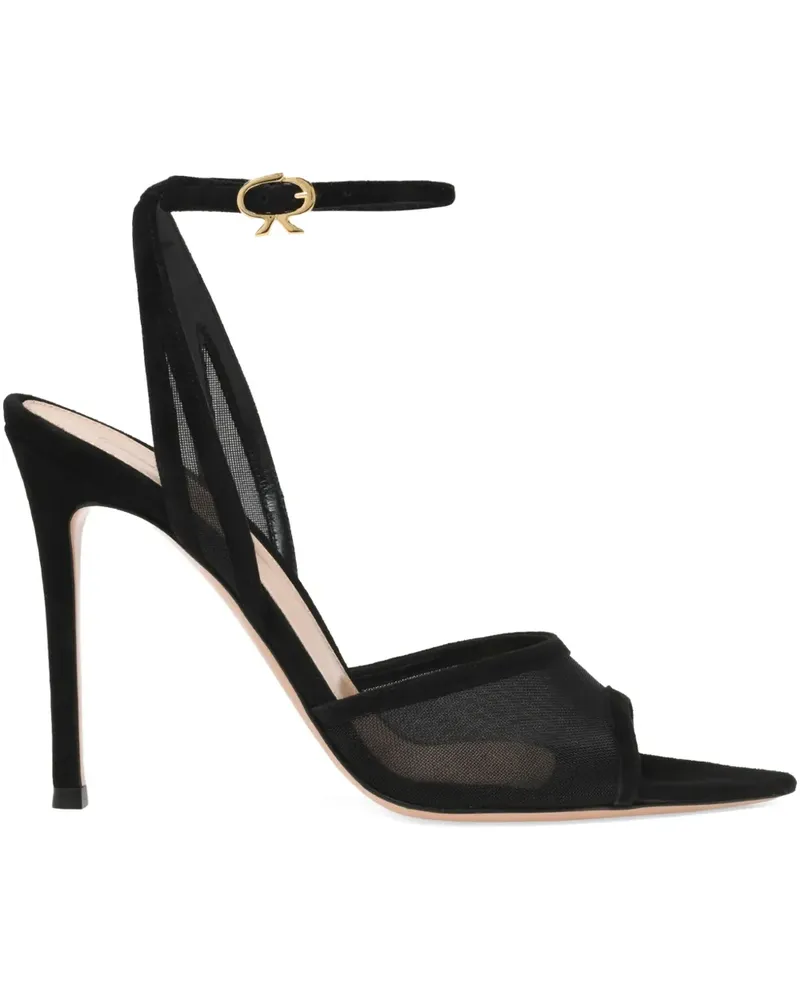 Gianvito Rossi Doreta Slingback-Sandalen 100mm - Schwarz Schwarz