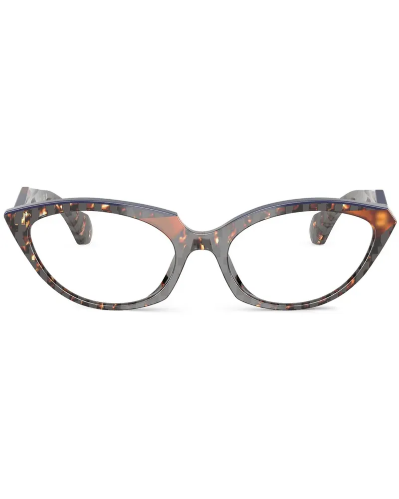 Alain Mikli Klassische Cat-Eye-Brille - Braun Braun
