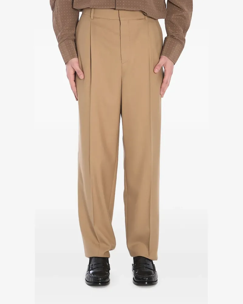 Saint Laurent Hose aus Gabardine - Braun Braun