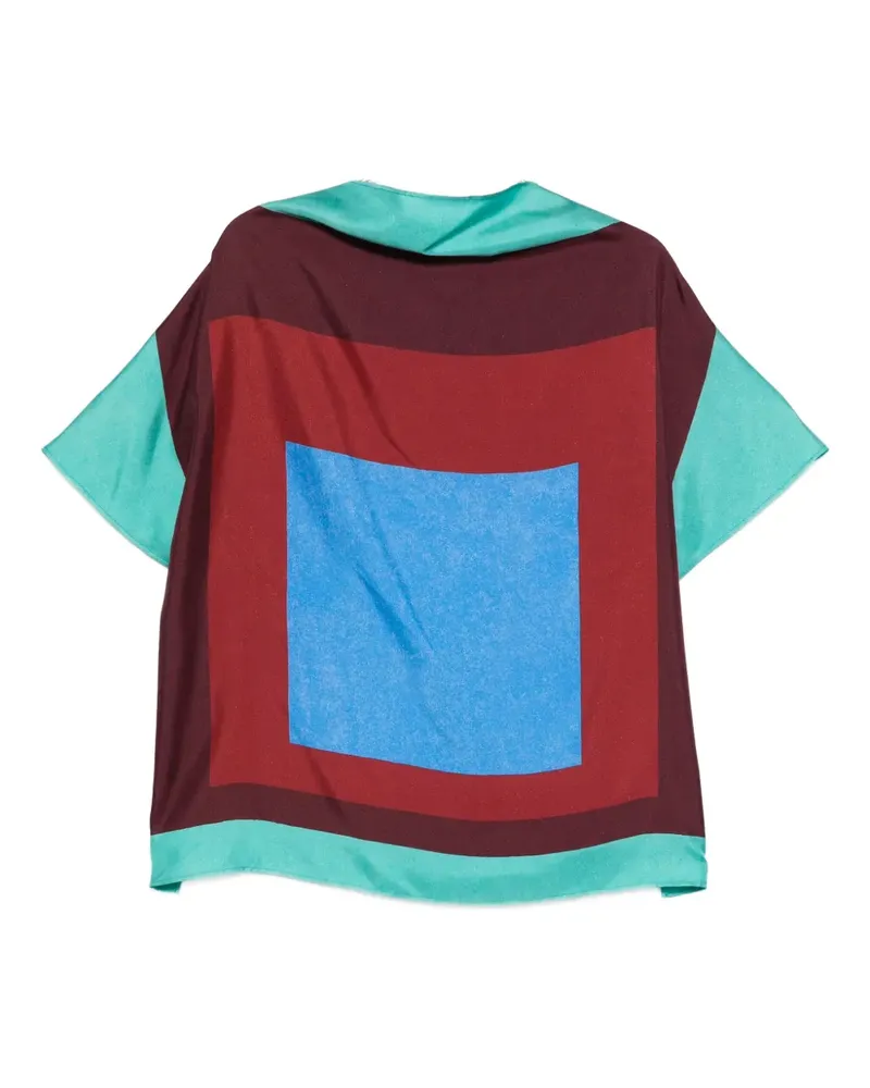 Loewe Oberteil mit geometrischem Print - Grün Grün