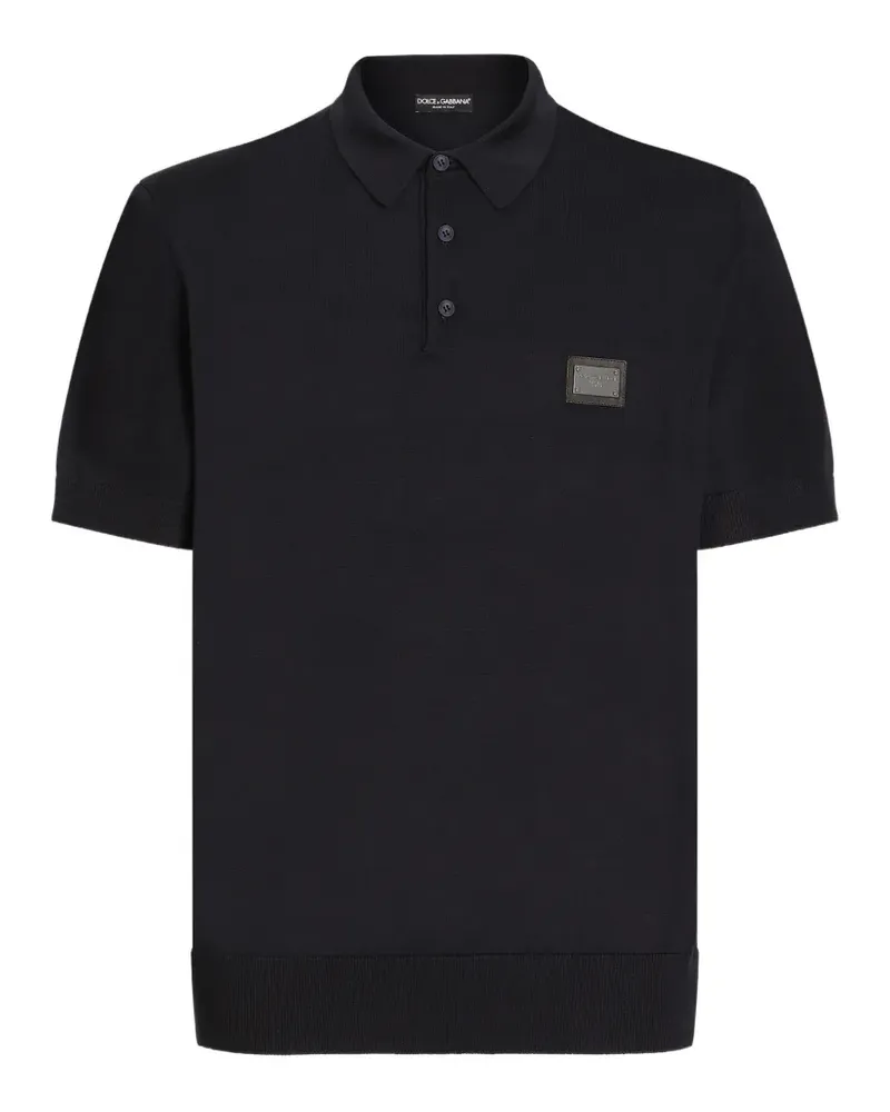 Dolce & Gabbana Klassisches Poloshirt - Blau Blau