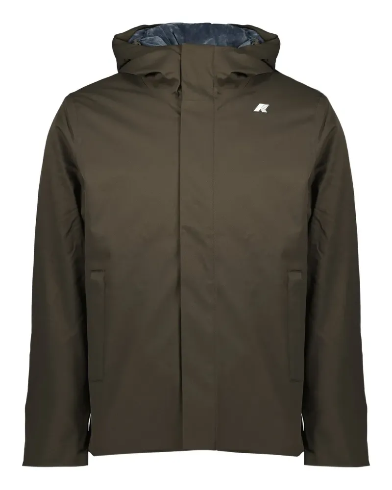 K-Way Jacko twill hooded windbreakers - Grün Grün