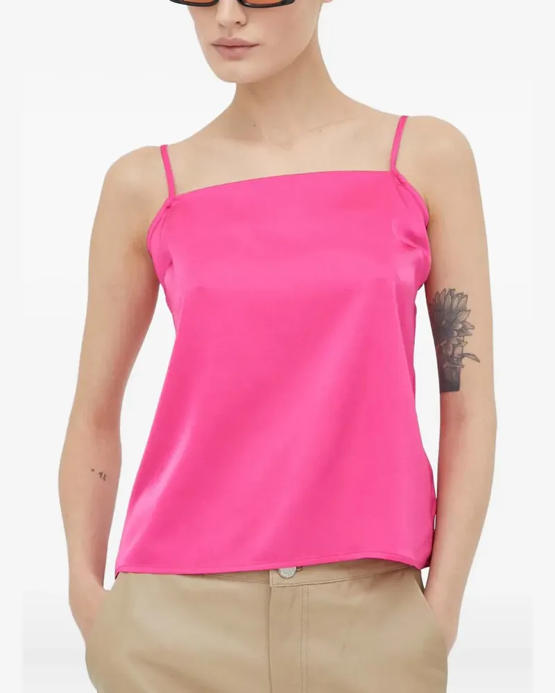 Day Birger et Mikkelsen Top mit eckigem Ausschnitt - Rosa Rosa