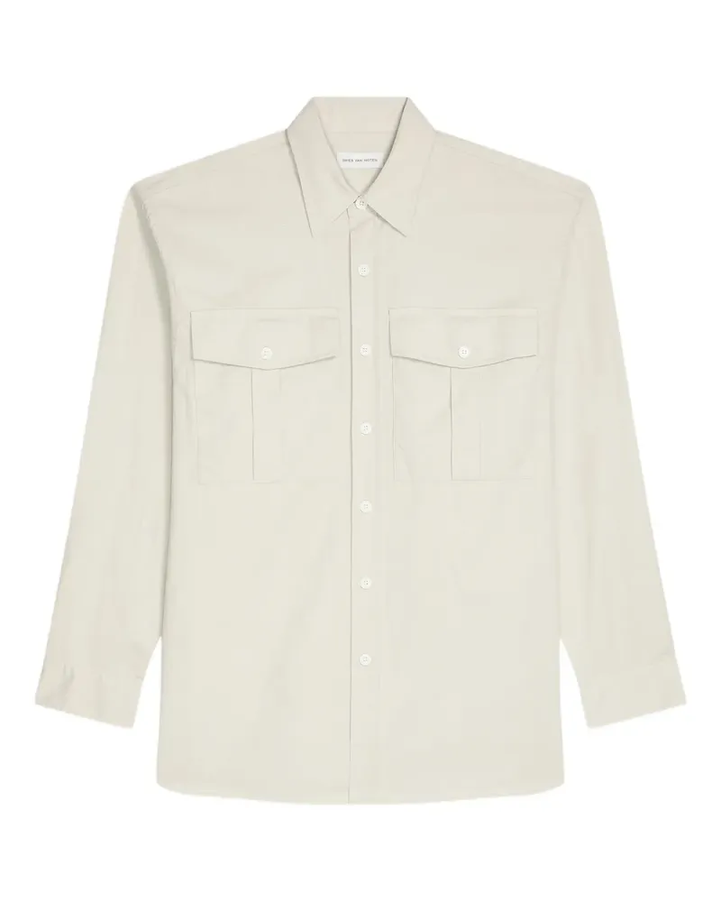 Dries van Noten Klassisches Hemd - Nude Nude