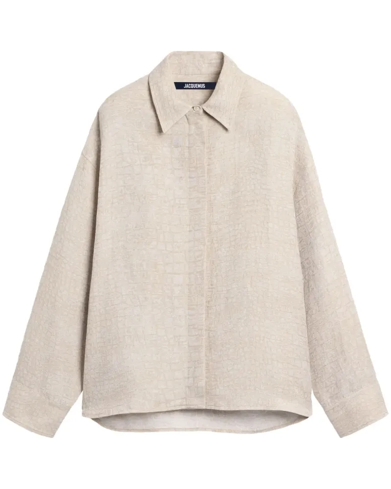 Jacquemus The Pasadena Hemd - Nude Nude