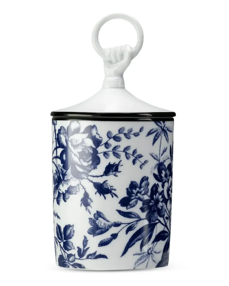 Gucci Duftkerze mit Herbarium-Print - Weiß Weiß