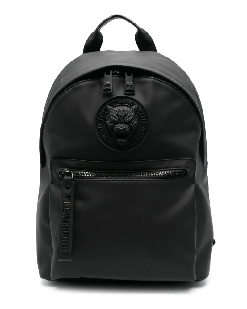 Philipp Plein Boston Rucksack mit Logo-Prägung Schwarz