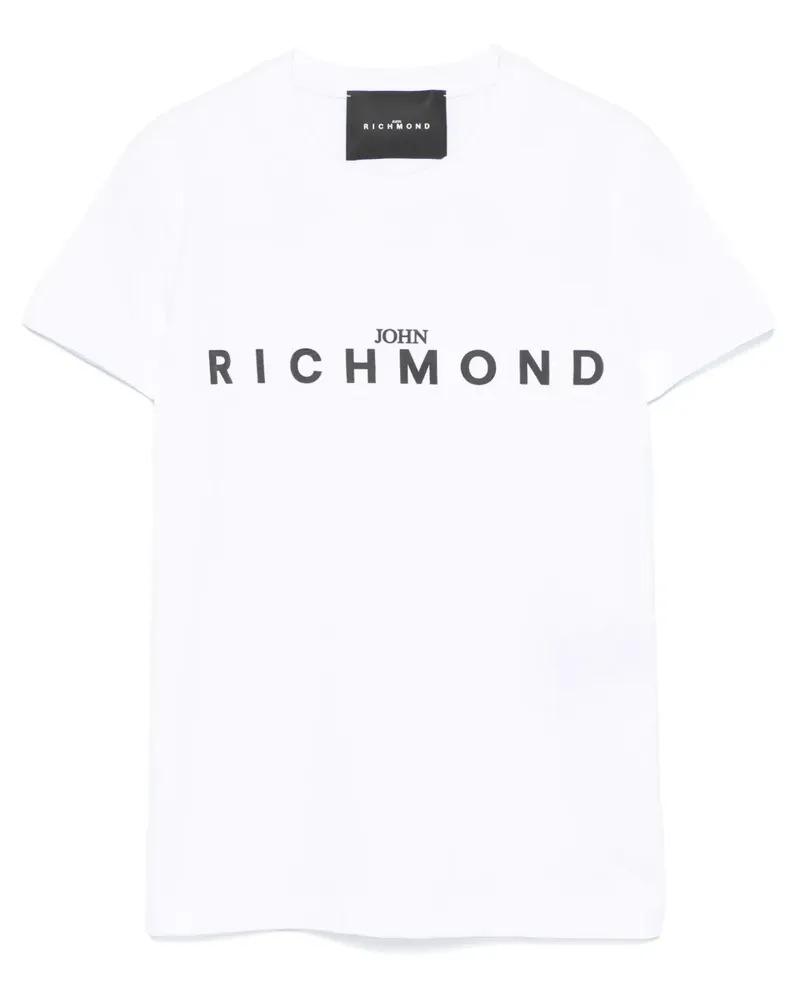 John Richmond T-Shirt mit Logo - Weiß Weiß