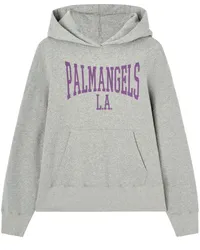 Palm Angels College hoodie Grau