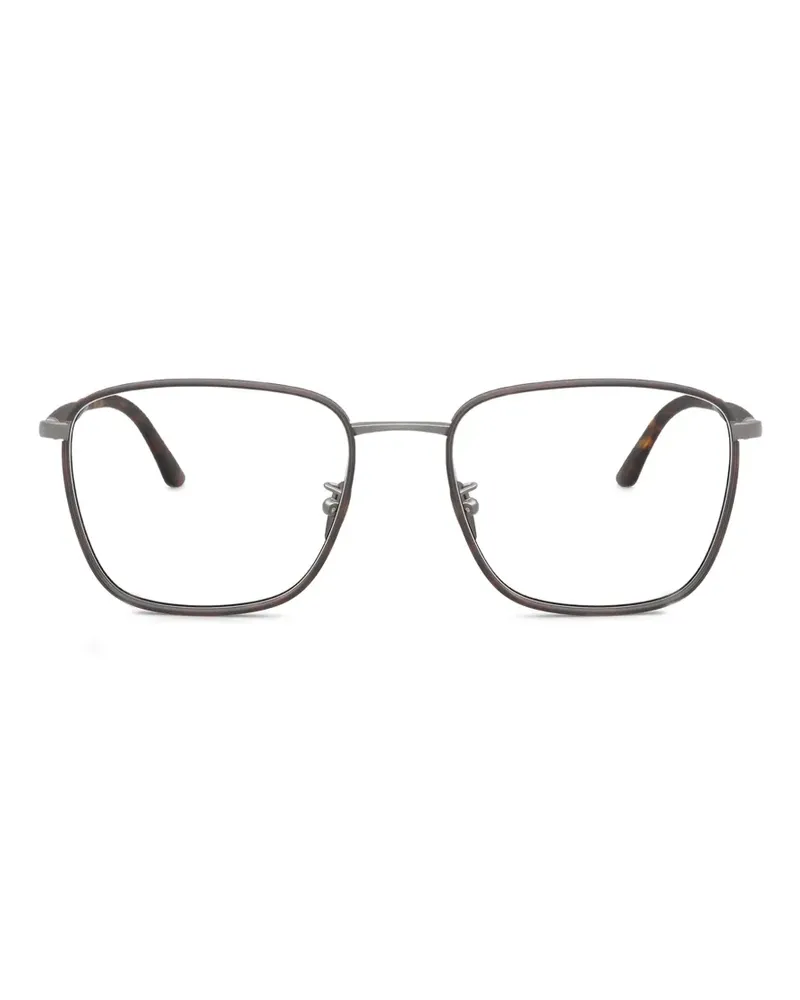 Giorgio Armani square-frame glasses - Grau Grau