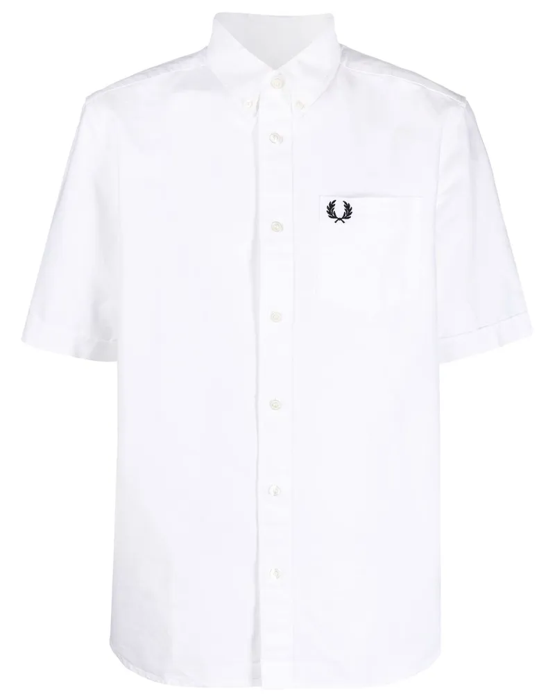 Fred Perry Klassisches Hemd - Weiß Weiß